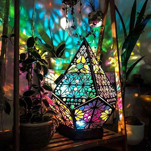 創意小物館 鏤空炫彩鑽石燈