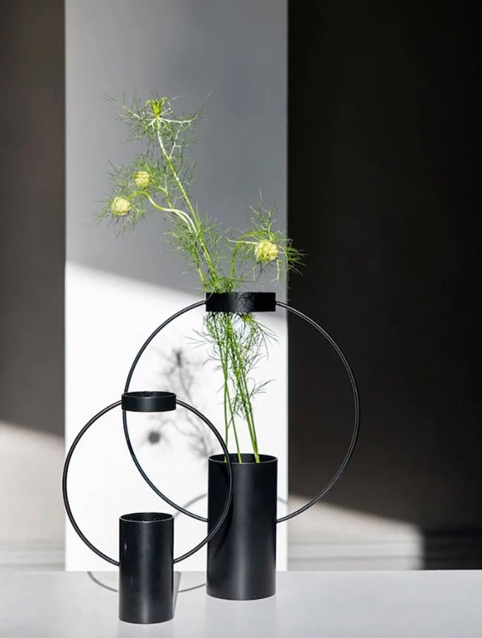 瑞典 Sagaform moon 花器 S-黑
