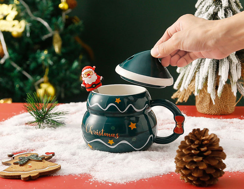 ♥家居生活雜貨舖 繽紛聖誕造型馬克杯禮盒組