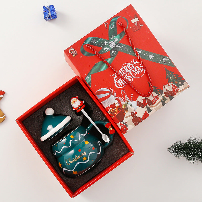 ♥家居生活雜貨舖 繽紛聖誕造型馬克杯禮盒組