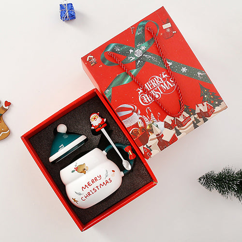 ♥家居生活雜貨舖 繽紛聖誕造型馬克杯禮盒組