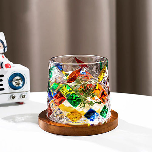 家居生活雜貨舖 不倒翁彩色玻璃杯