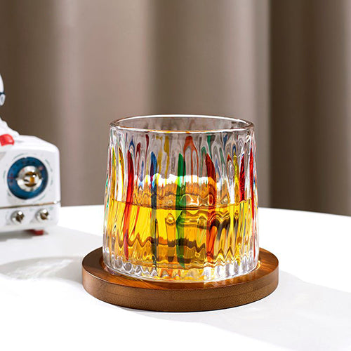 家居生活雜貨舖 不倒翁彩色玻璃杯
