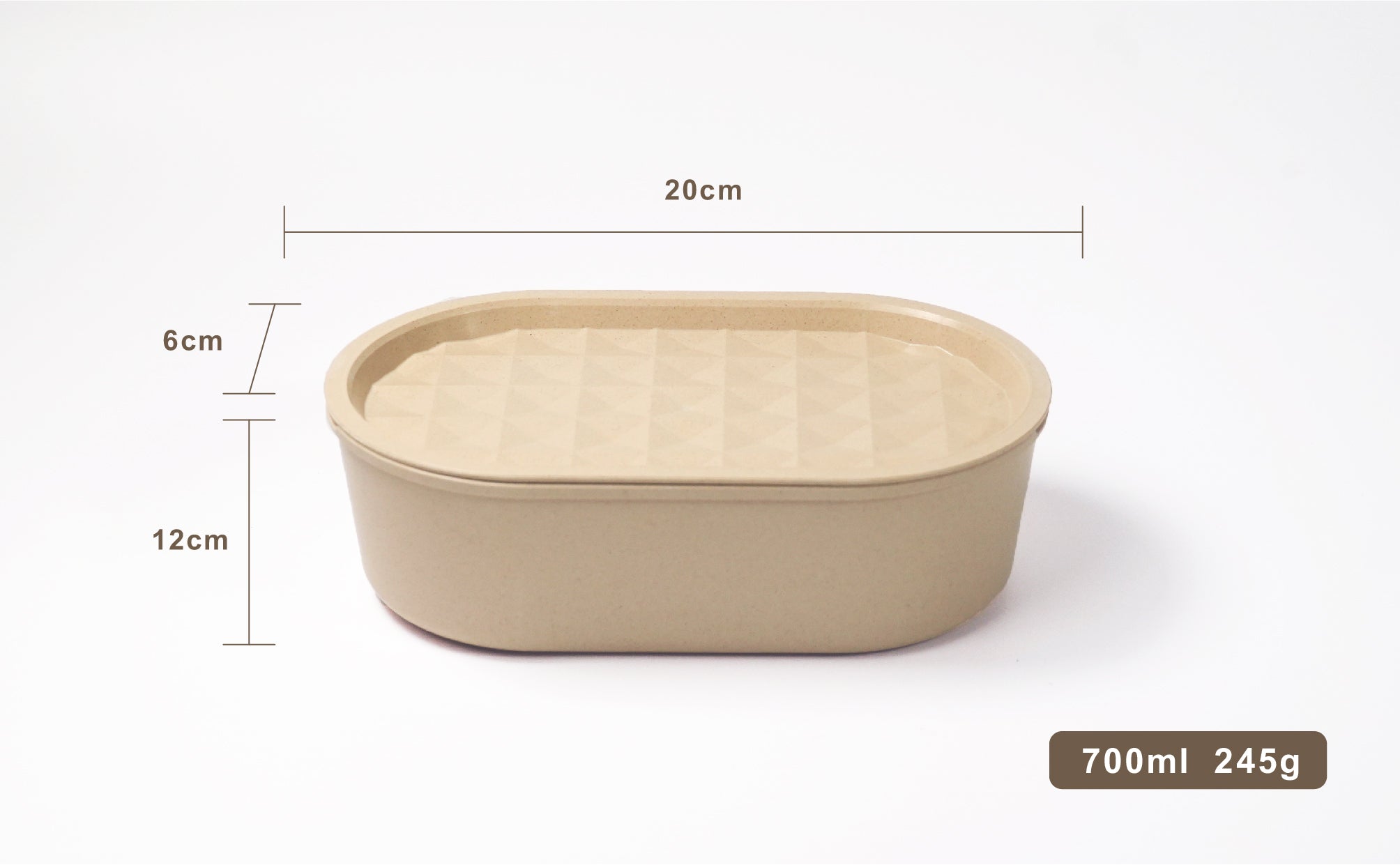 點睛設計 DOTdesign re-ing 天然竹纖維便當盒-大