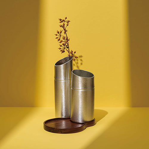 日本 能作 富貴竹─文具收納組 二支竹