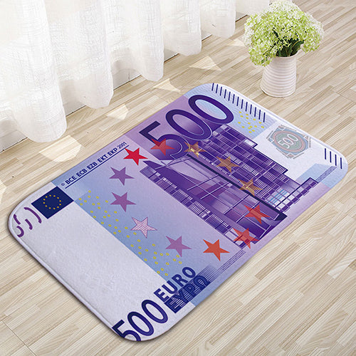 家居生活雜貨舖 歐元印花防滑地墊