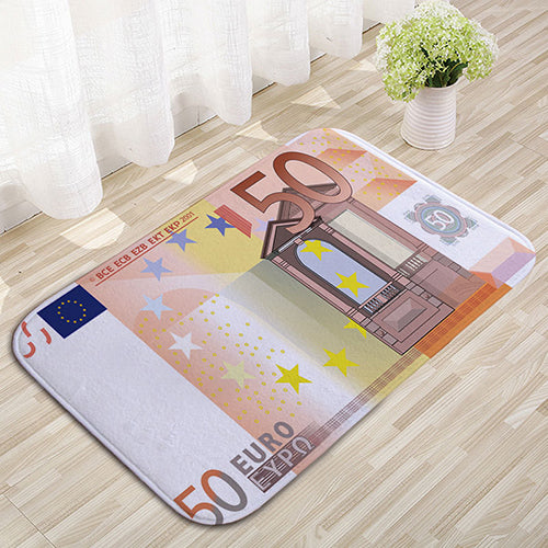 家居生活雜貨舖 歐元印花防滑地墊