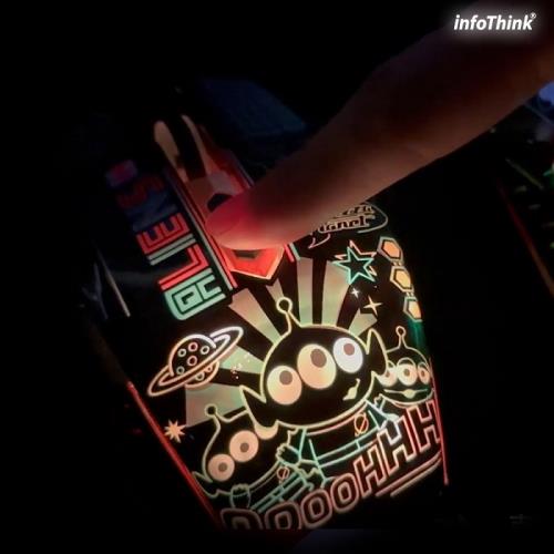 InfoThink 迪士尼系列 炫光滑鼠(三眼怪款/史迪奇款)