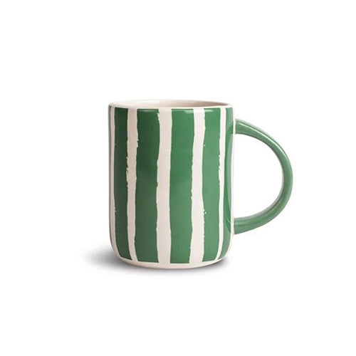 款式圖-直條紋-綠/白