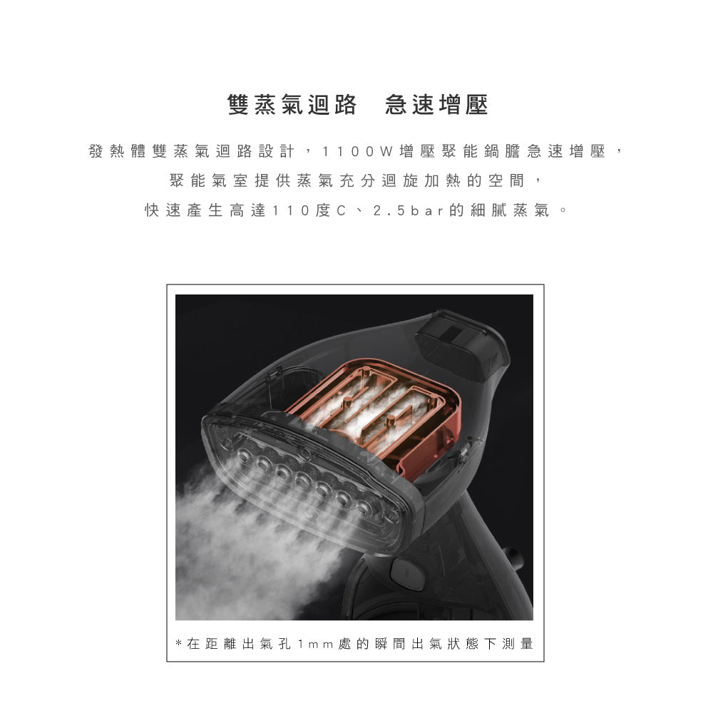 KINYO 手持式蒸汽掛燙機 HMH-8470