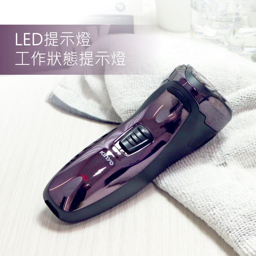 KINYO 三刀頭充電式刮鬍刀 KS-502