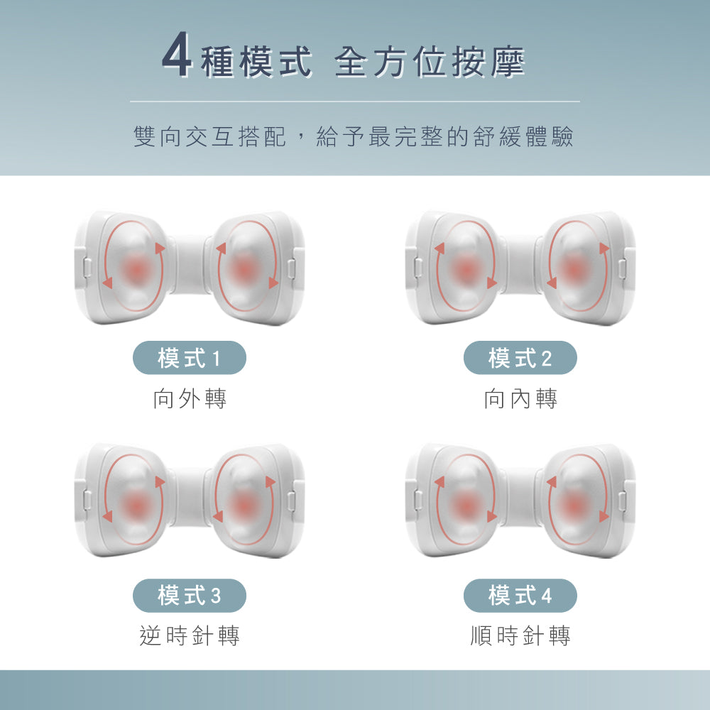 KINYO 無線4D肩頸按摩帶 IAM-2701