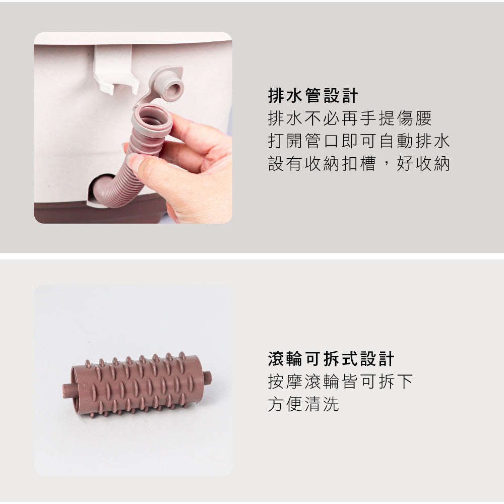 KINYO 滑動式滾輪按摩足浴機 IFM-6001