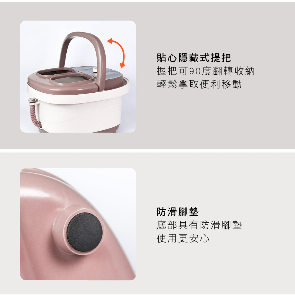 KINYO 滑動式滾輪按摩足浴機 IFM-6001