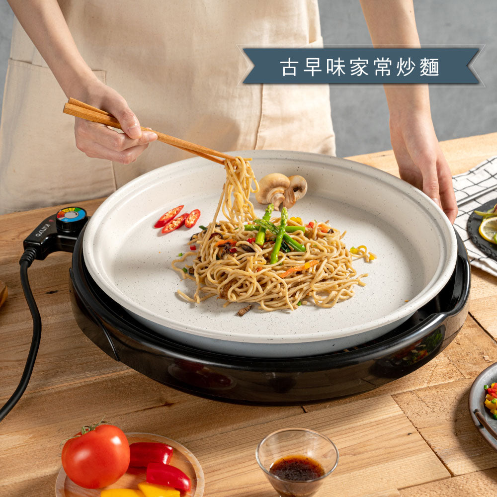 KINYO 37cm麥飯石電烤盤 BP-069