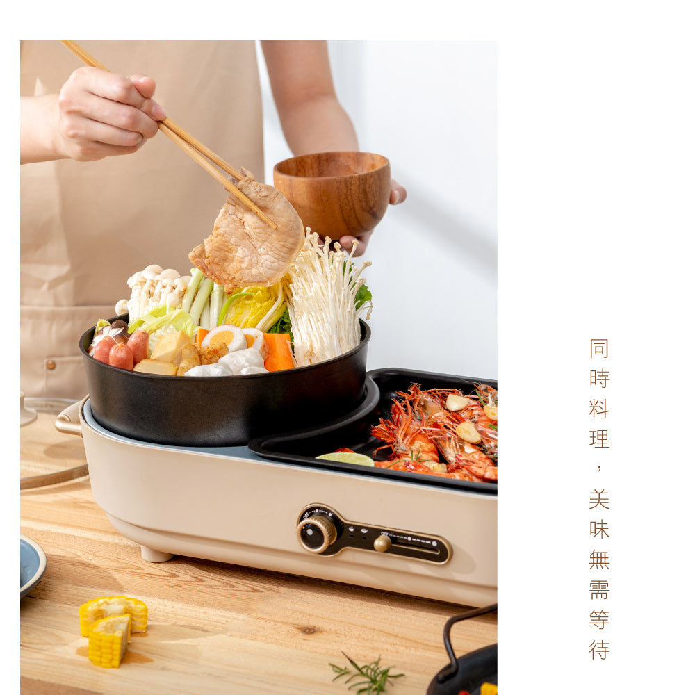 KINYO 雙溫控火烤兩用爐 BP-092