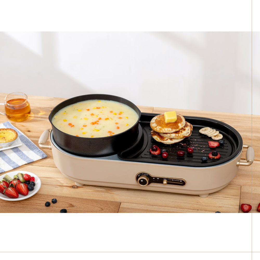 KINYO 雙溫控火烤兩用爐 BP-092