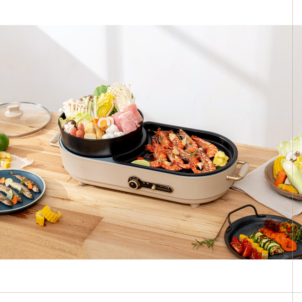 KINYO 雙溫控火烤兩用爐 BP-092