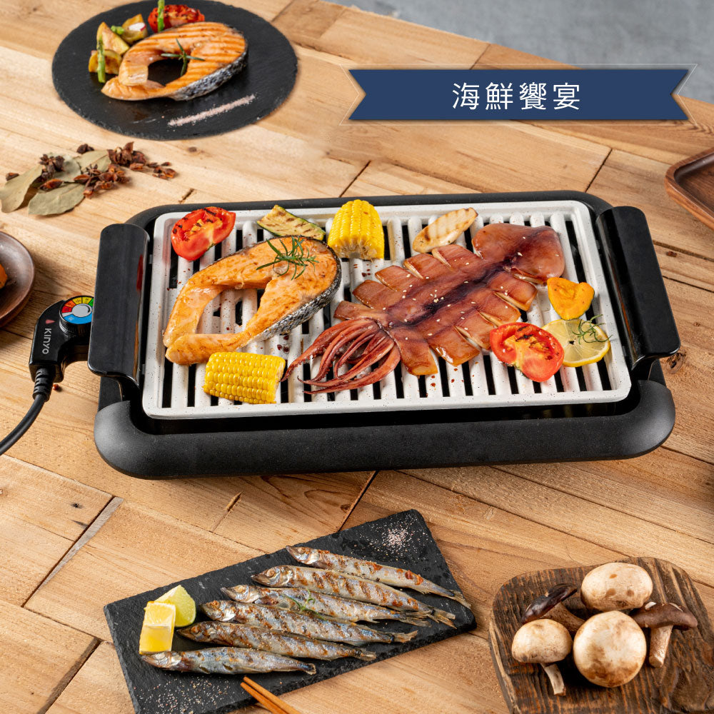 KINYO 麥飯石電烤盤 BP-35