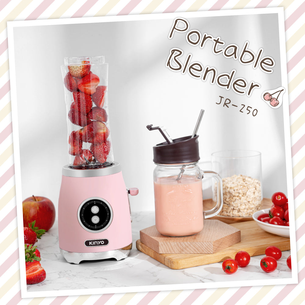 KINYO 輕復古雙享隨行果汁機 JR-250