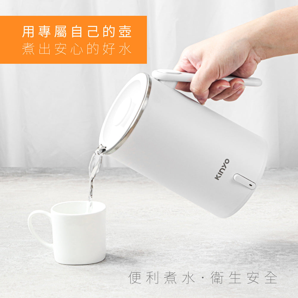 KINYO 304不鏽鋼隨行快煮壼 AS-HP65