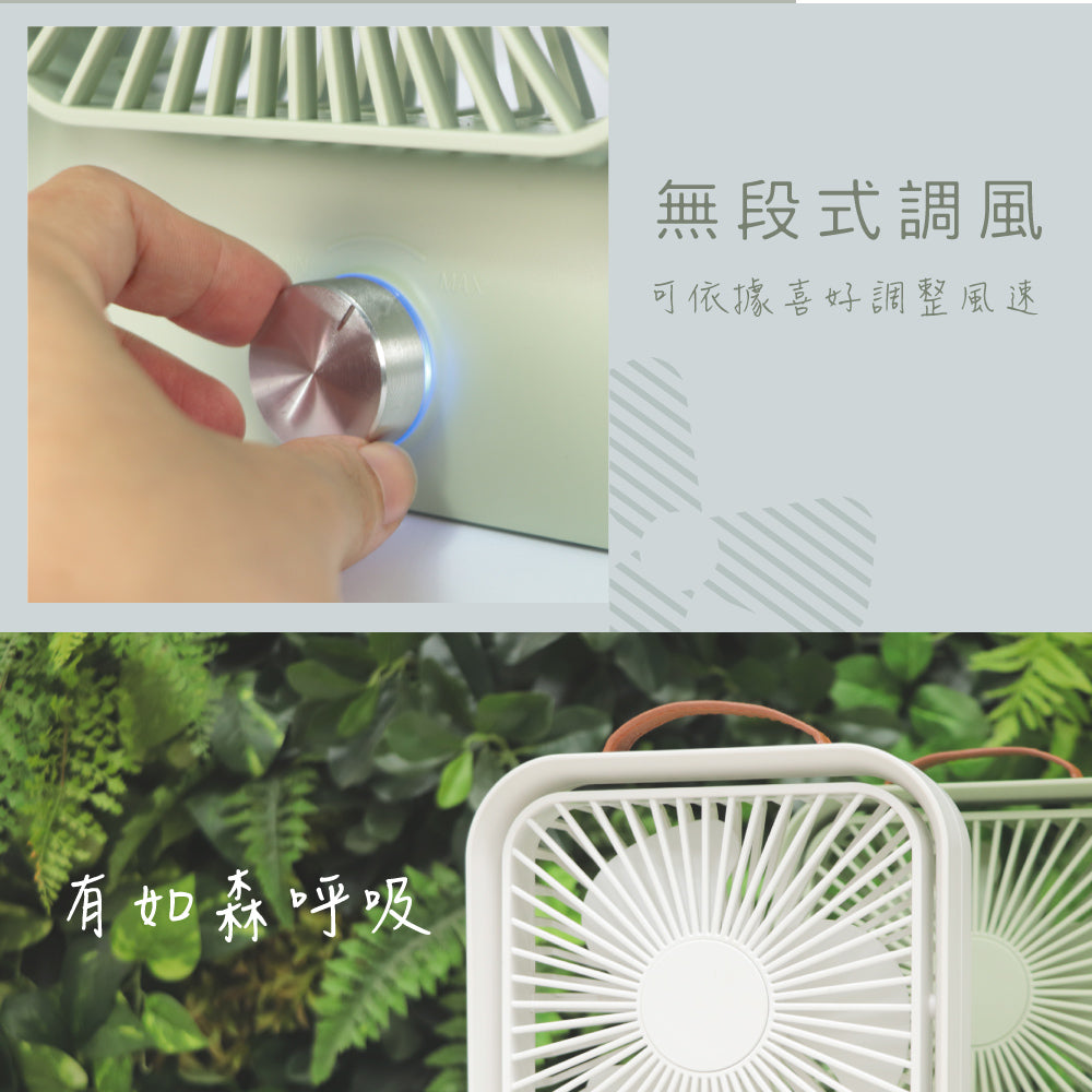 KINYO 復古無段式桌扇 UF-5750