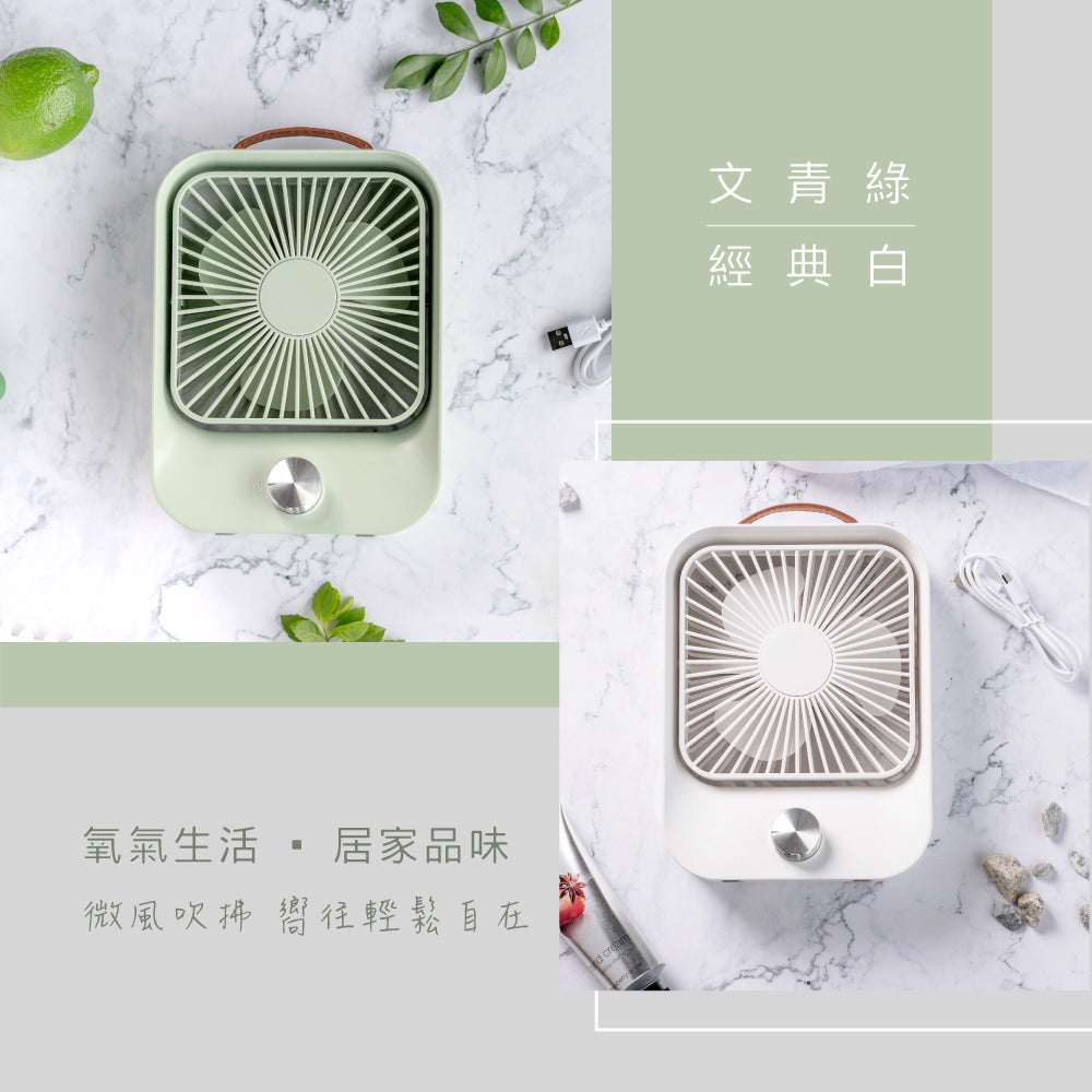 KINYO 復古無段式桌扇 UF-5750