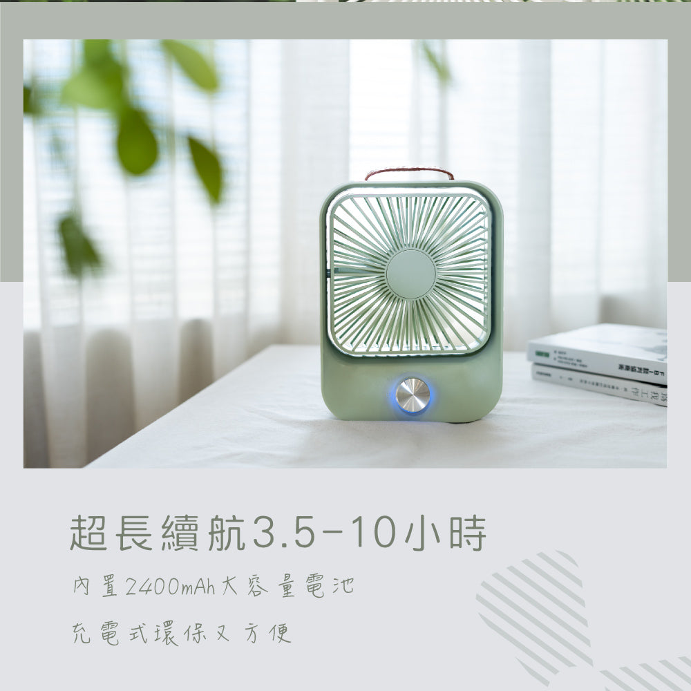 KINYO 復古無段式桌扇 UF-5750