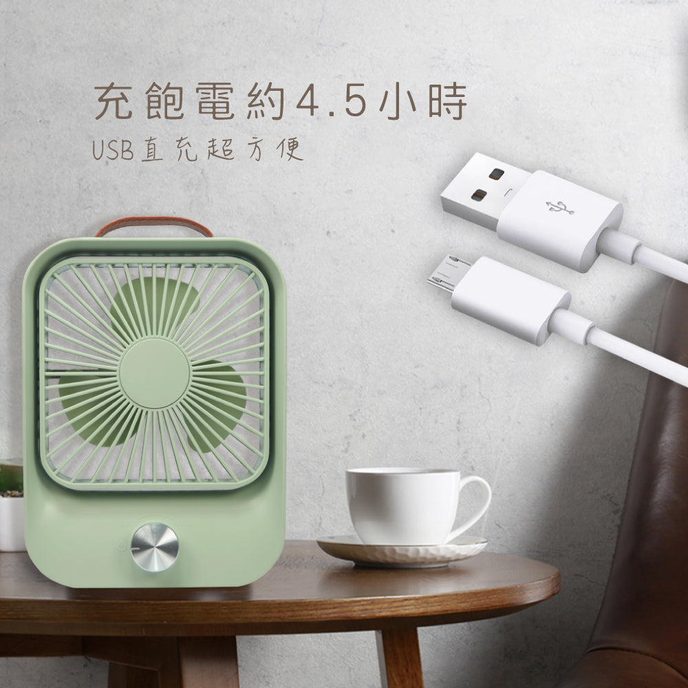 KINYO 復古無段式桌扇 UF-5750