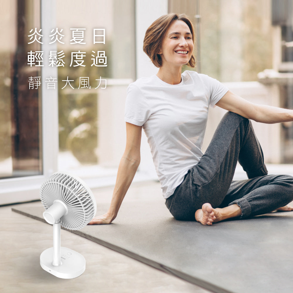 KINYO USB靜音桌立風扇 UF-8705