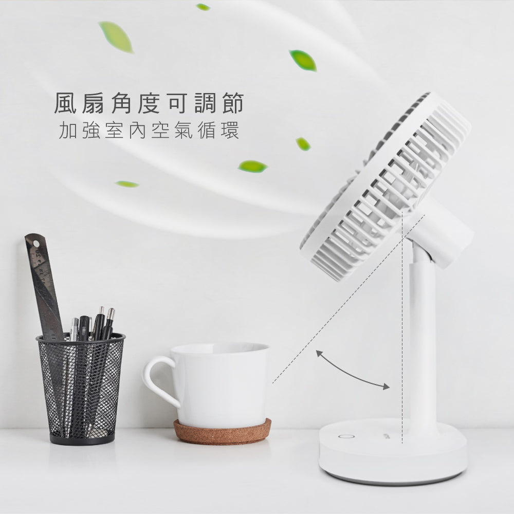 KINYO USB靜音桌立風扇 UF-8705