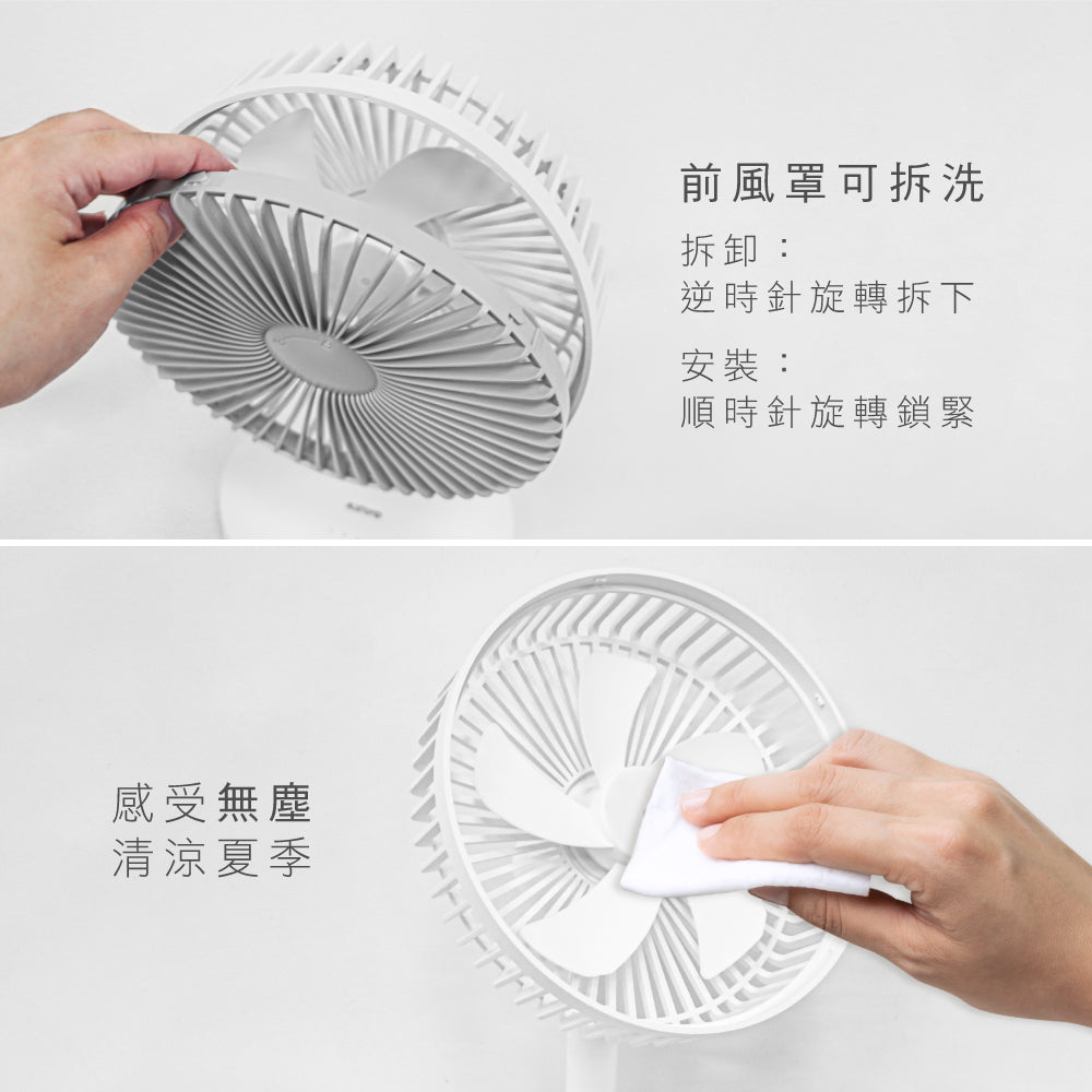 KINYO USB靜音桌立風扇 UF-8705