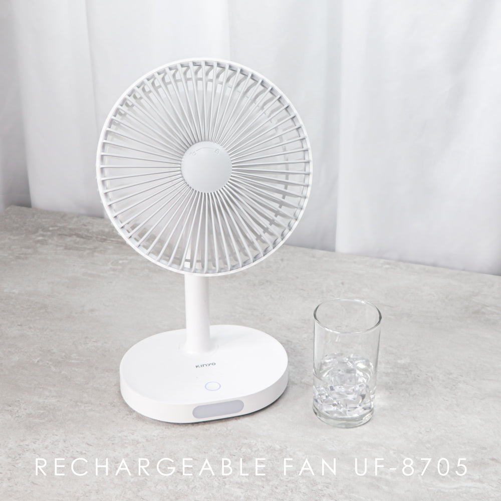KINYO USB靜音桌立風扇 UF-8705