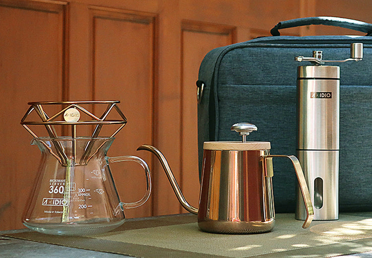A-IDIO 手沖咖啡隨行組 (鈦金版)