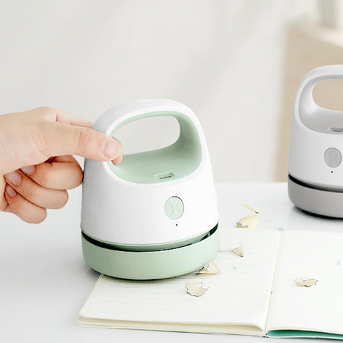 家居生活雜貨舖 原色手持桌面吸塵器