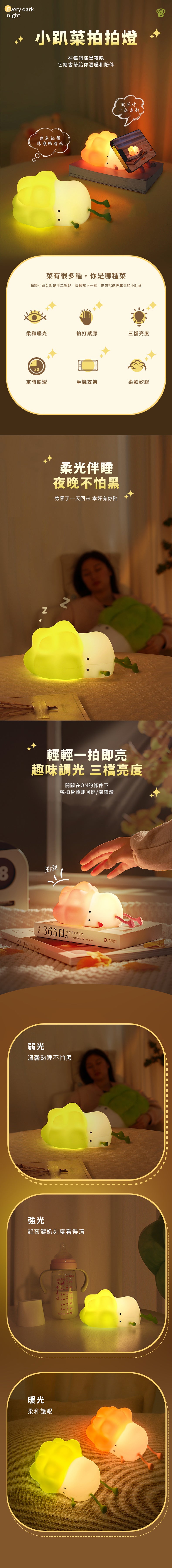 家居生活雜貨舖 小趴菜拍拍燈