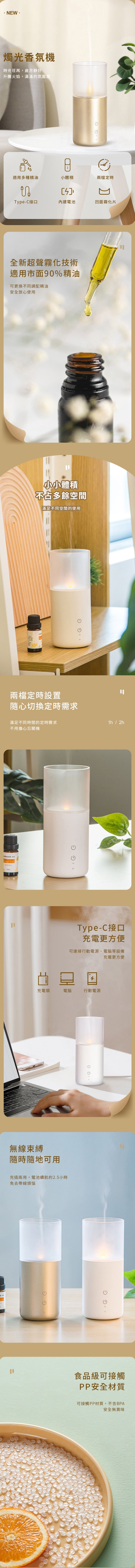 家居生活雜貨舖 燭光香氛機