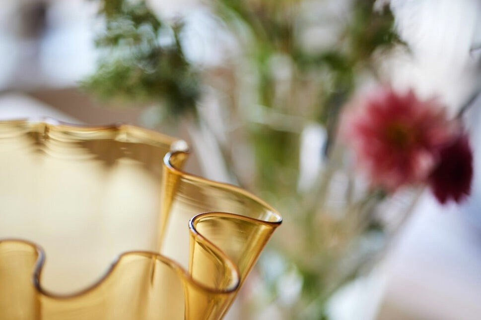 瑞典 sagaform Viva 琥珀花器