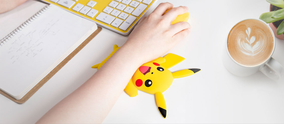 Bone 寶可夢 造型手腕墊｜辦公療癒首選，秀出你的專屬寶可夢