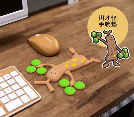 Bone 寶可夢 造型手腕墊｜辦公療癒首選，秀出你的專屬寶可夢