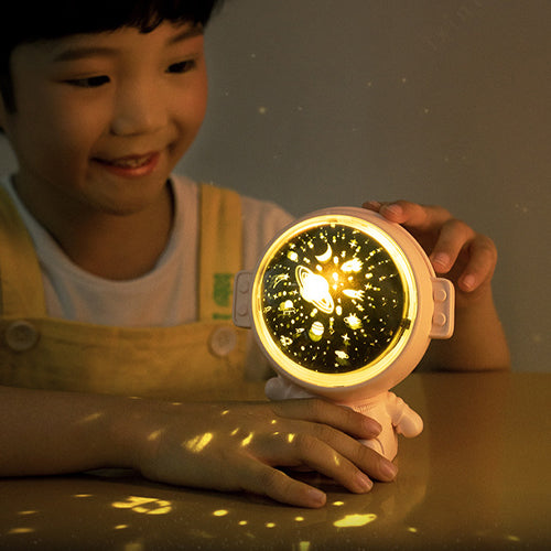 創意小物館 太空人氛圍投影小夜燈