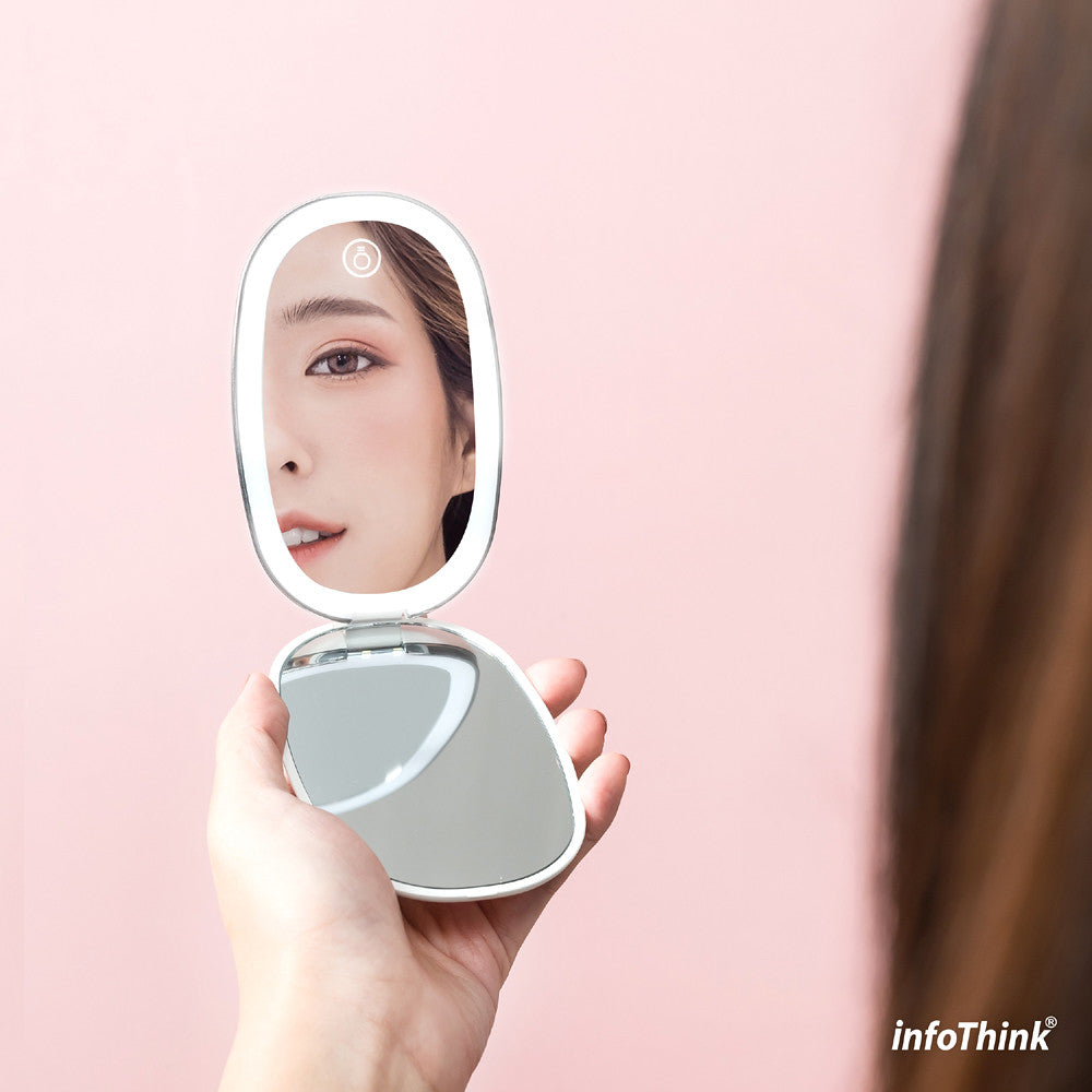 InfoThink 花磚系列LED補光美妝鏡