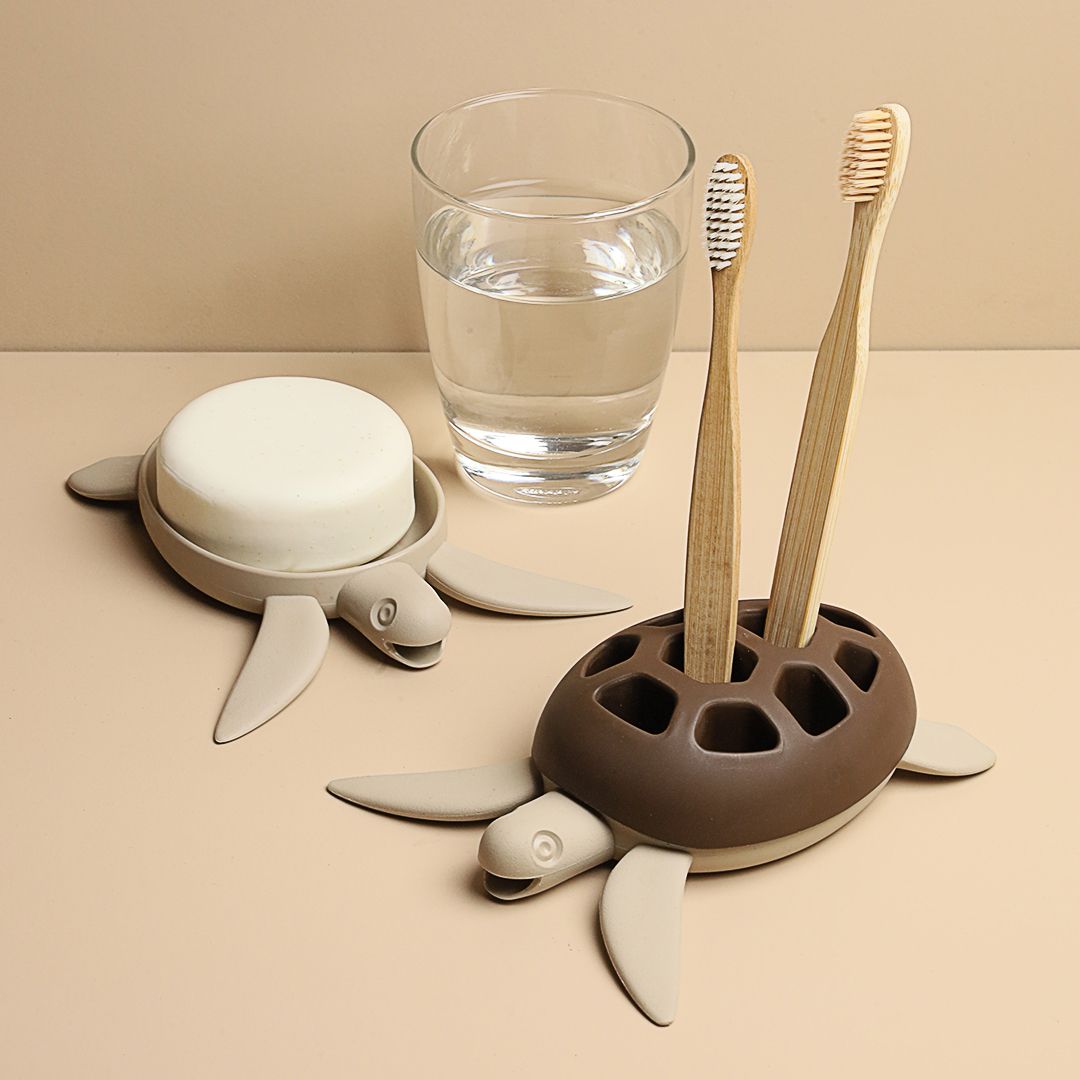 QUALY｜拯救海龜-牙刷架