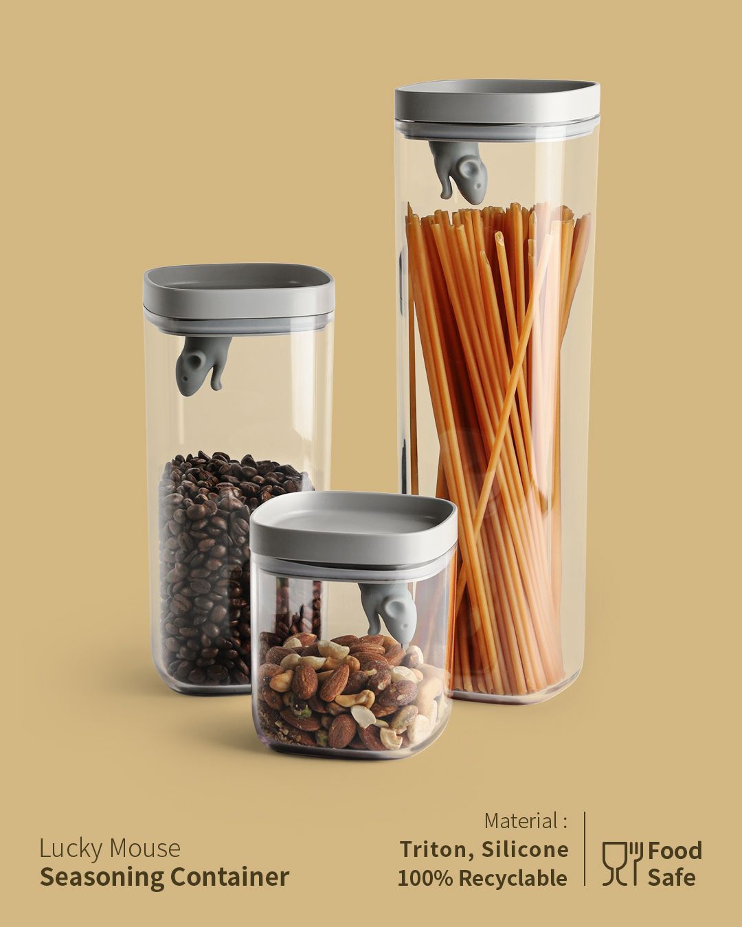 泰國 QUALY 幸運小子-氣壓密封罐M