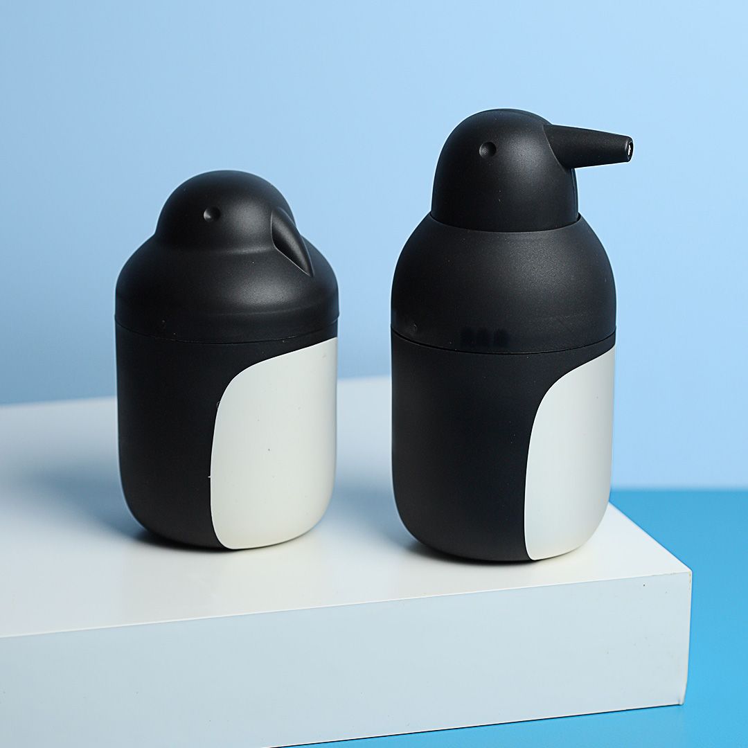 泰國 Qualy 冰原企鵝-收納罐(黑)