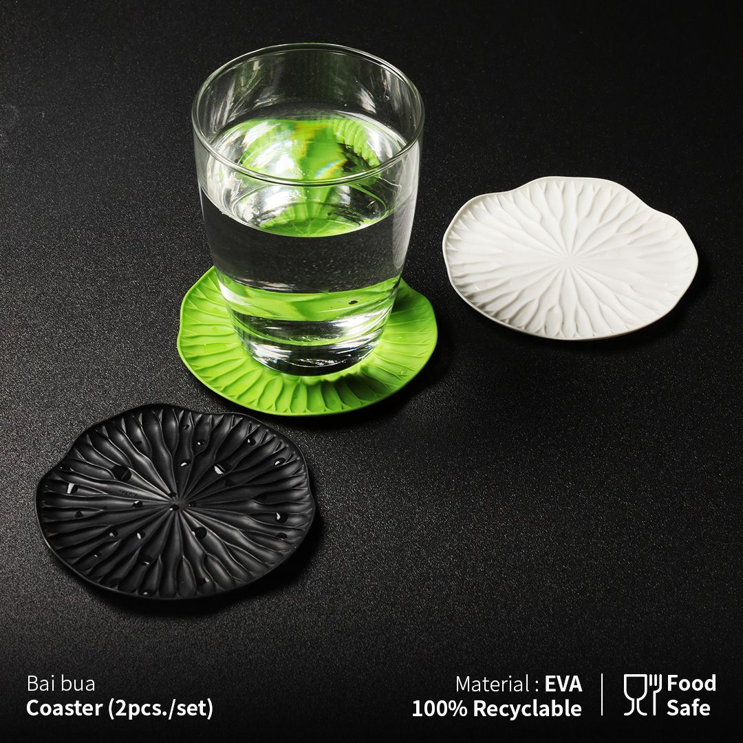 Qualy 荷葉杯墊 Bai Bua Coaster (2 pcs./set) 荷葉杯墊