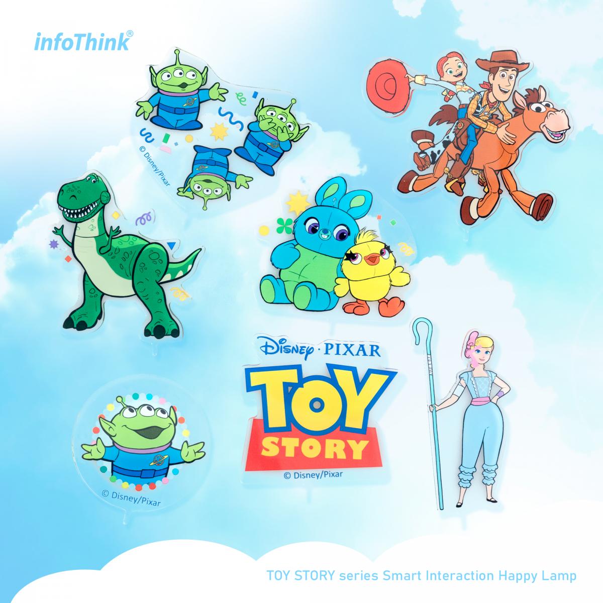 InfoThink 玩具總動員派對電子蠟燭燈 (拍手控制燭光)