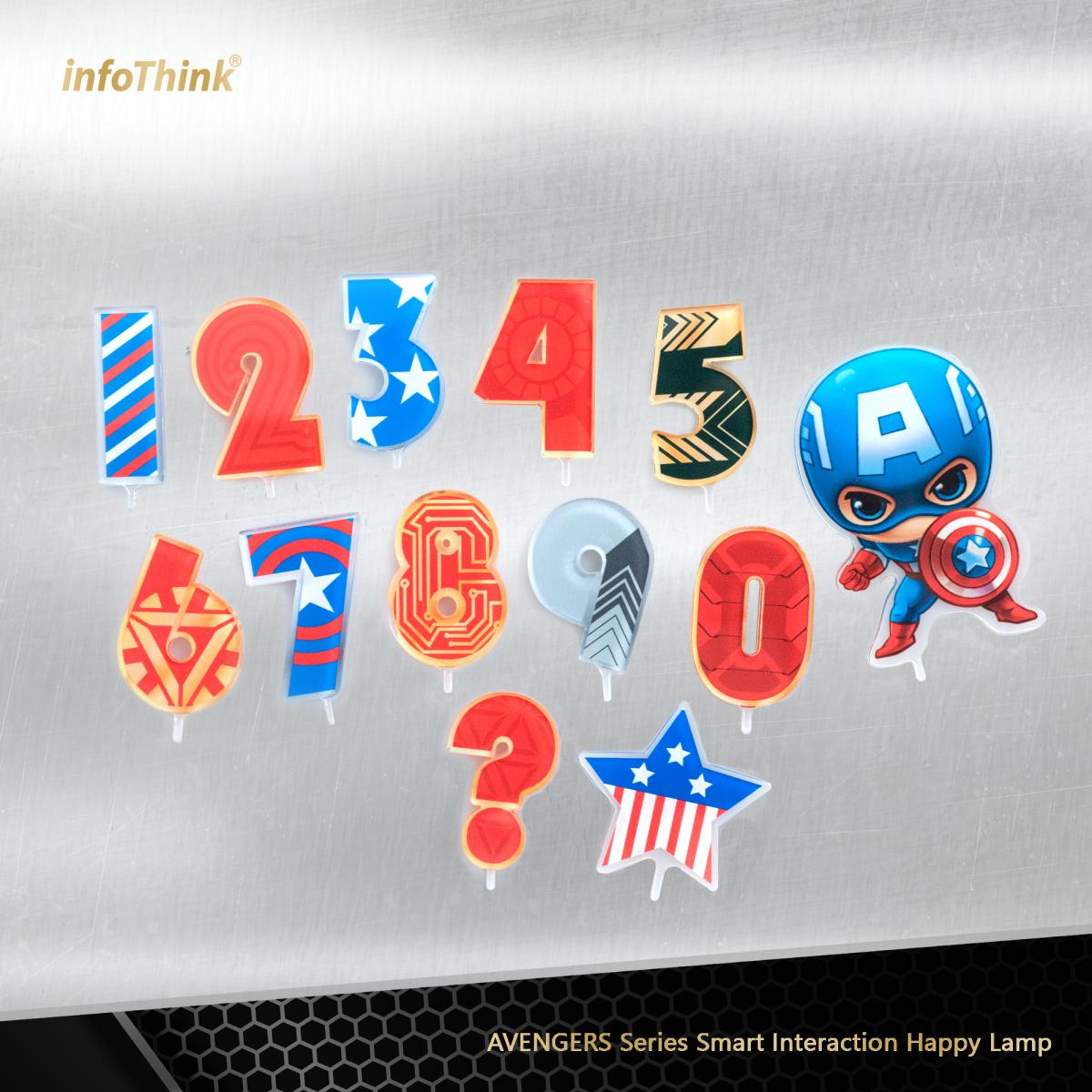 InfoThink 智慧擬真電子蠟燭燈 漫威系列