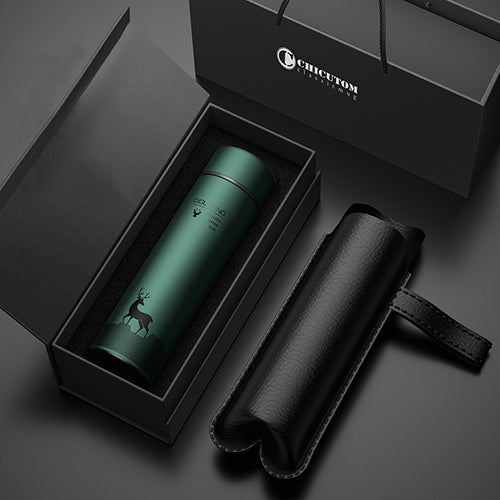 創意小物館 溫顯麋鹿保溫杯禮盒組