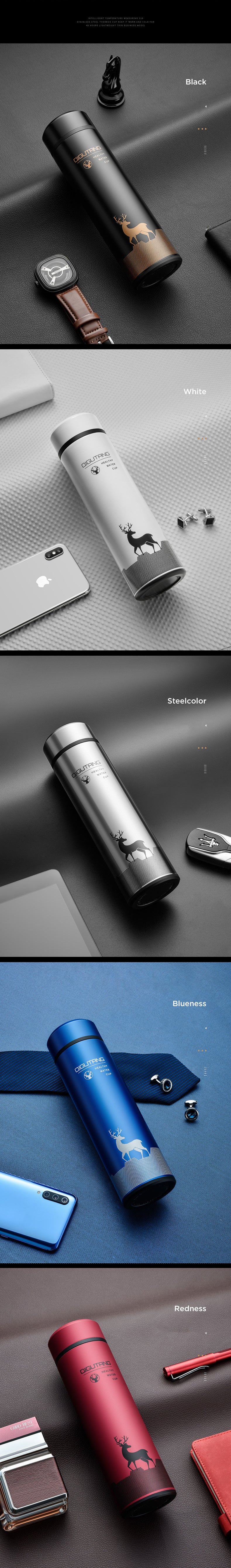 創意小物館 溫顯麋鹿保溫杯禮盒組